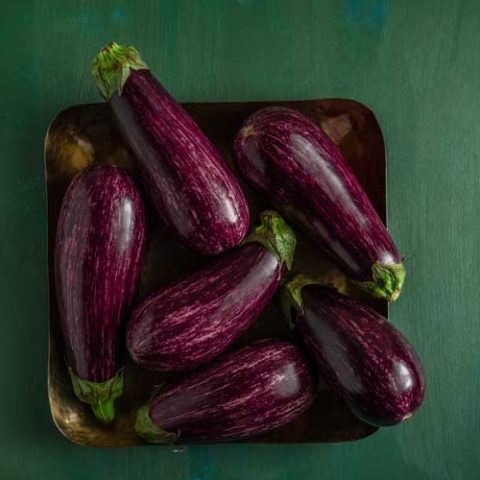 Aubergine koken