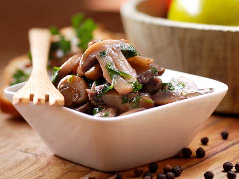 Champignons bereiden