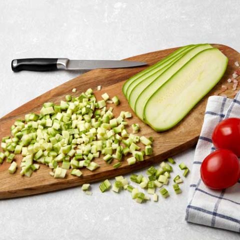 Courgette koken