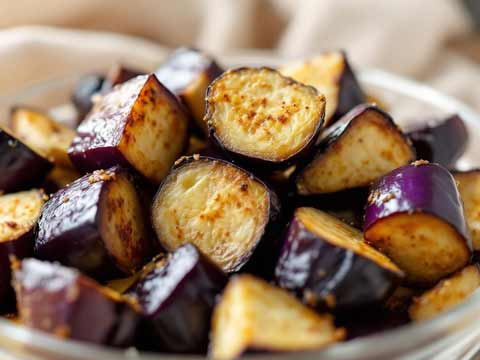 Aubergine koken