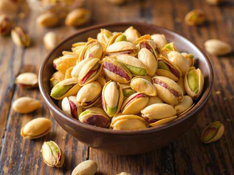 Pistachenoten bereiden