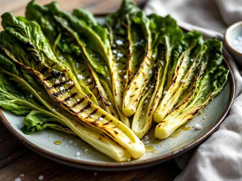 Romaine sla bakken