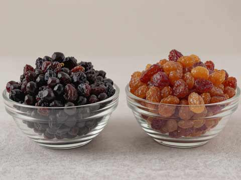 Wat is het verschil tussen krenten en rozijnen?