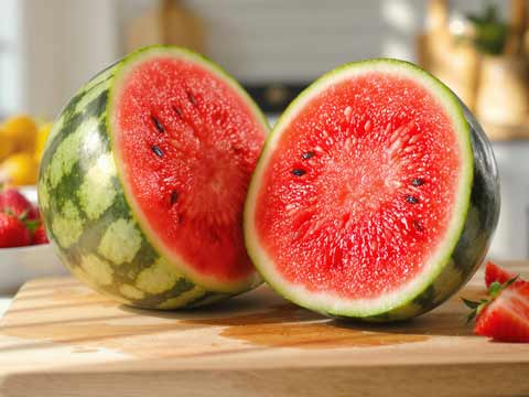 Watermeloen bereiden